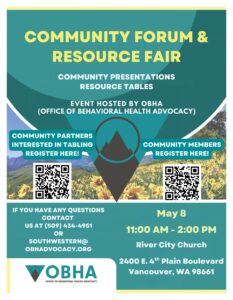 Flyer- Community Forum & Resource Fair