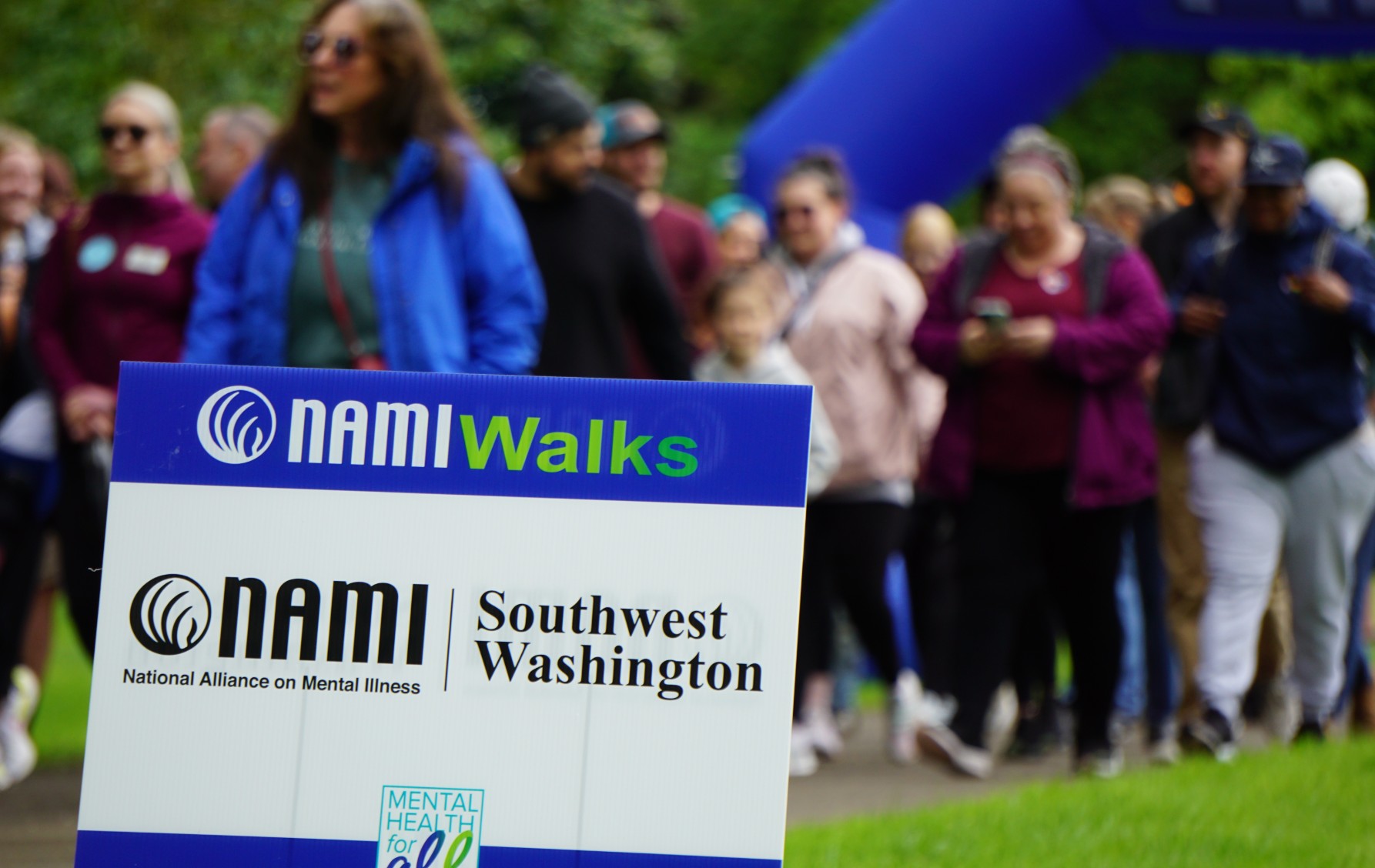 NAMI Walks photo of people walking